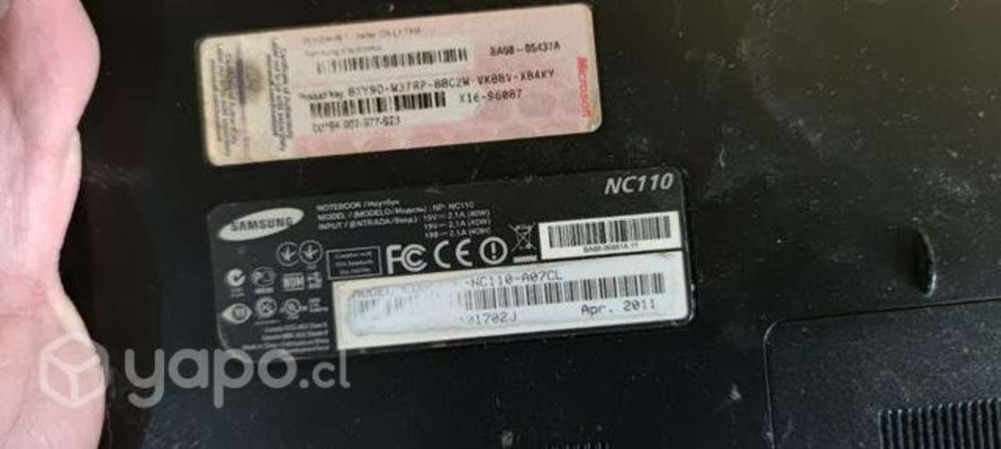 Lote de notebook en desarme