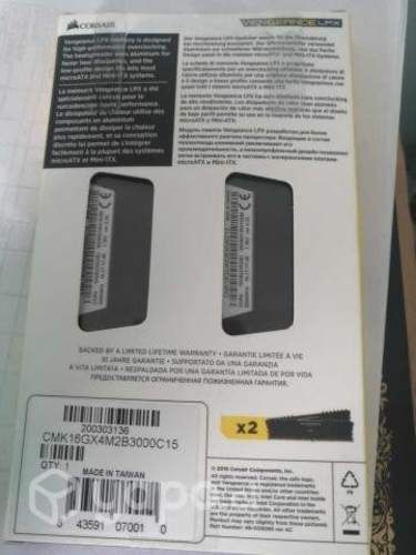 Memoria Ram Corsair Vengeance LPX