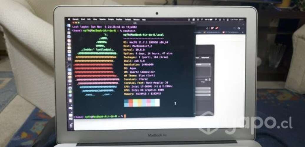 Macbook Air 13.3'' 512gb 8gb - I7 2,2 GHZ