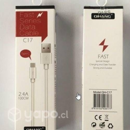 Cable tipo C CARGA RAPIDA 1M