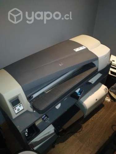 Ploter HP Design Jet 111 funcionando c/tinta c/pap