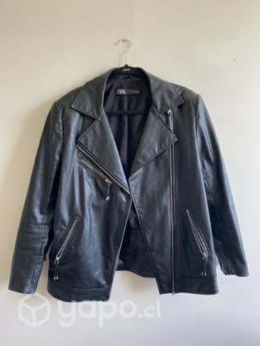Chaqueta de cuero Zara