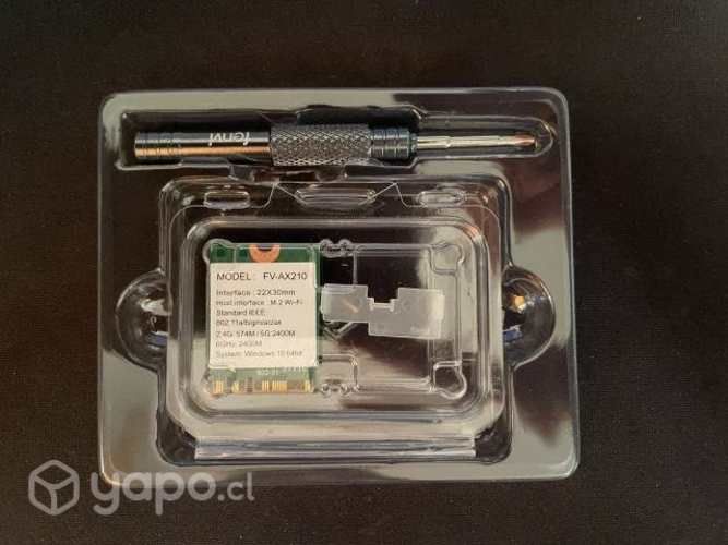 Tarjeta Wifi gamer 6E AX para notebook con BT 5.2