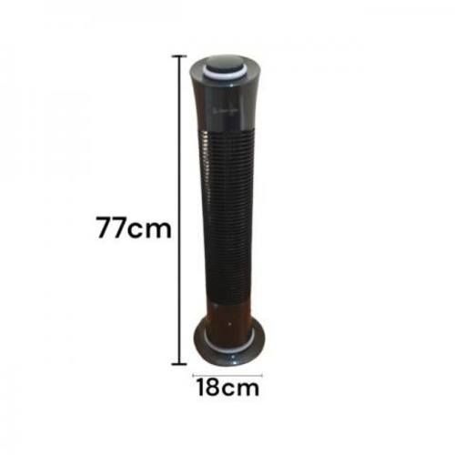 Ventilador Torre Negro 77 X 18cm