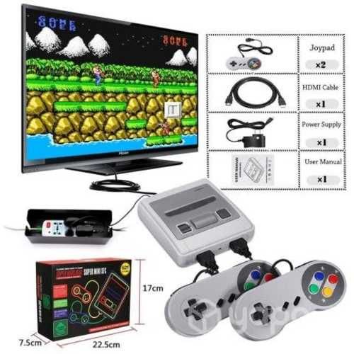 Consola PowerRetro Super Mini SFC HDMI 621 Juegos