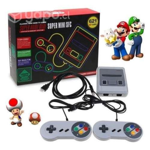 Consola PowerRetro Super Mini SFC HDMI 621 Juegos