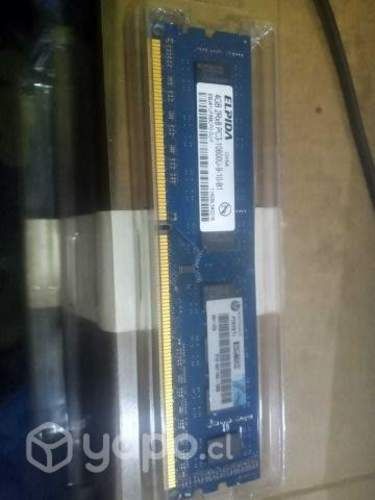 Ram HP 4gb/1333Mhz PC3-10600U ddr3 PC poco uso