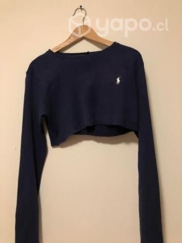 Manga larga crop original de marca Polo