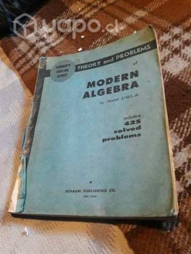 Libro Algebra moderna (En inglés)