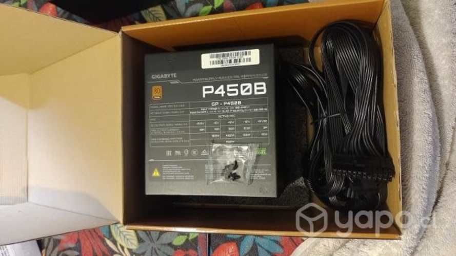 Fuente de poder para PC de 450 80 plus bronze