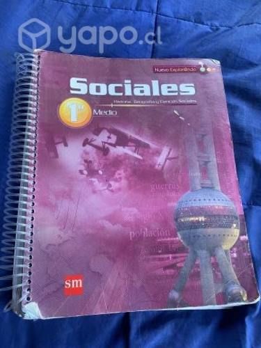 Libro Sociales 1° medio SM