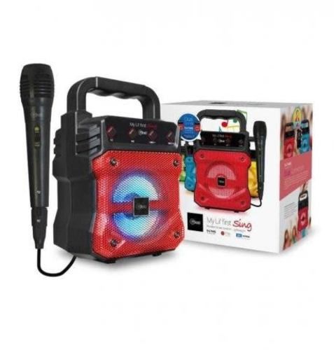Parlante Karaoke Portátil Con Micrófono Y Batería