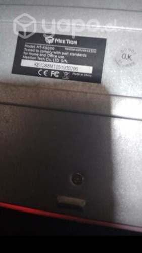 Teclado mecanico gamer meetion