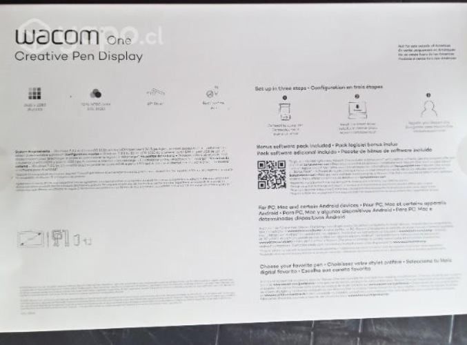 Tableta wacom one 13 pulgadas