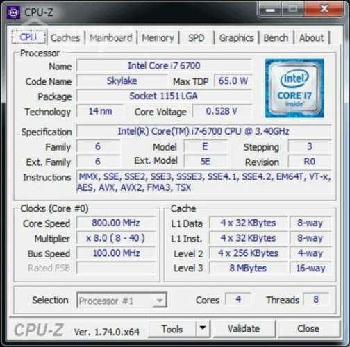 Procesador I7 6700 conversable