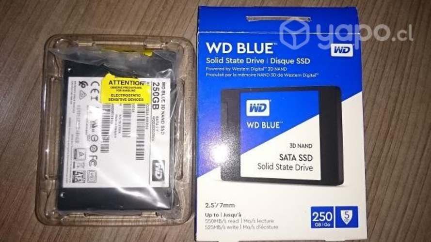 Disco ssd solido 250 gb wester digital