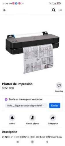 Impresora HP desingjet T120