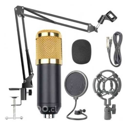 Kit Microfono Condensador, Con Brazo Metal, Para S