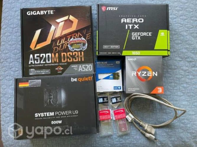 Computador Gamer Ryzen 3 3100/NVIDIA 1650 4GB/ 18G