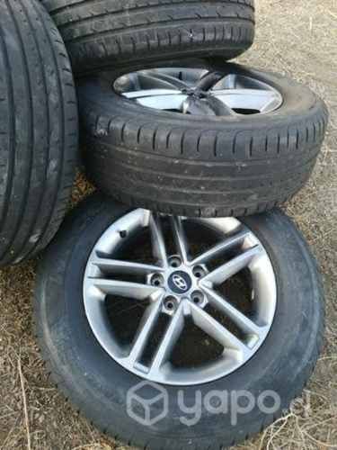 Juego de llantas new Santa Fe 2018