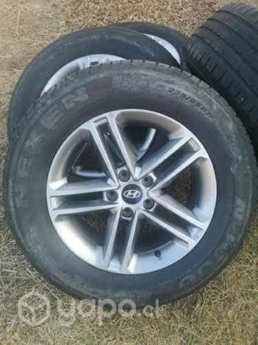 Juego de llantas new Santa Fe 2018