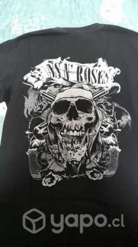Polera negra de Rock