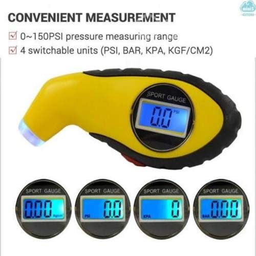 Digital Led Neumático Neumático Medidor De Presión