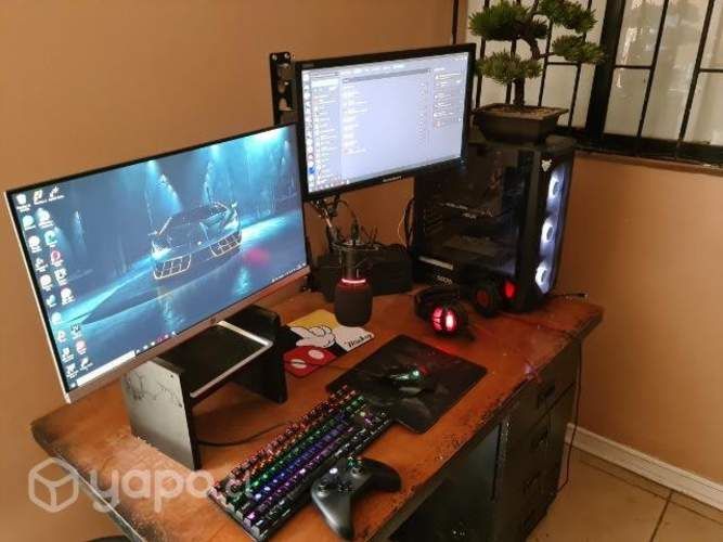 I7 7700 con Rx 580 de 8 gb de video 16 de Ram