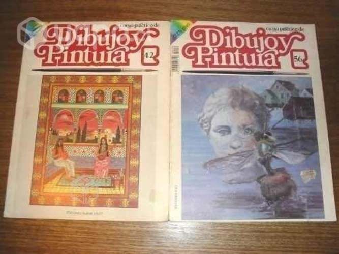 5 revistas dibujo y pintura (coleccion años 80)