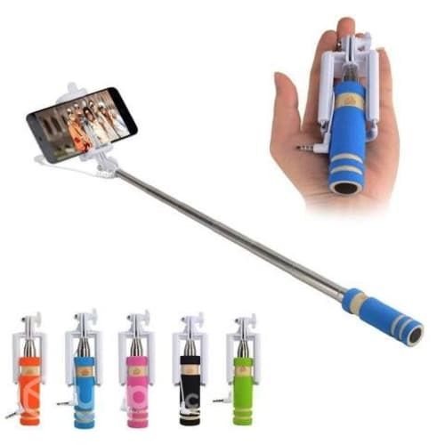 Mini Monopod Selfie con Cable Plug y Disparador