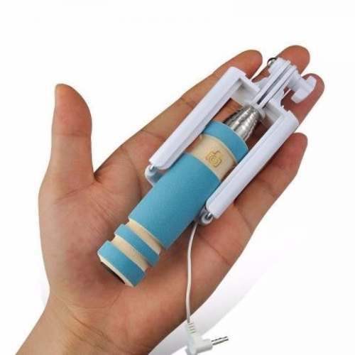 Mini Monopod Selfie con Cable Plug y Disparador