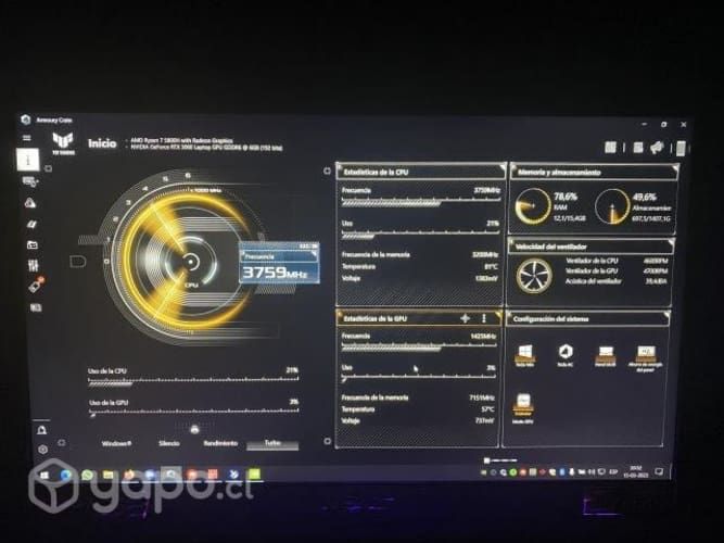 Asus tuf A15 conversable