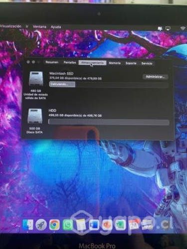 Apple Macbook Pro 13.3 I5 2.50ghz 16gb Ram 1Tera S