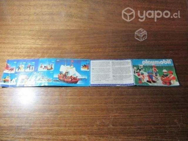 Folleto PLAYMOBIL (juguetes) principios años 80