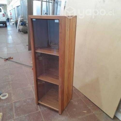 Mueble vinilos 3 casilleros con puerta