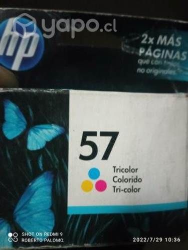 Tintas HP diversos modelos originales