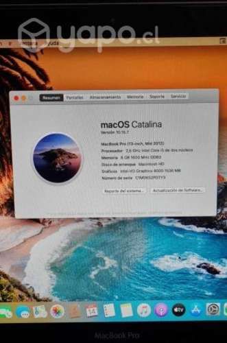 Macbook Pro 2012 13-inch A1278