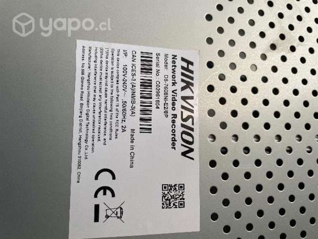 Nvr de 8 canales kikvision