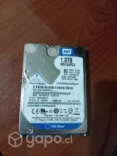 Disco duro HDD Western Digital 1Tb con instalacion
