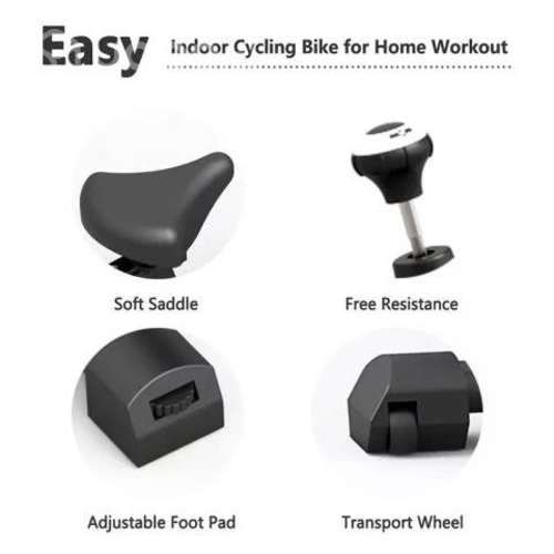 Bicicleta Spinning Estática Con Monitor Yepsport