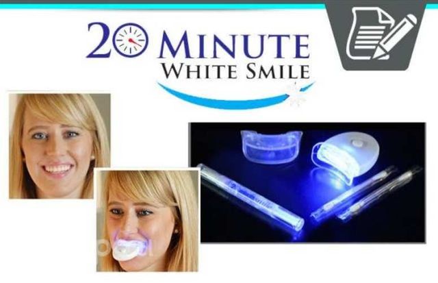 Blanqueador Dental Luz 20 Minutos Dental White