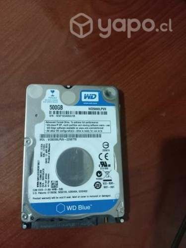 Disco duro HDD Western Digital 500gb gratis instal