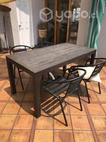 Juego de terraza con sillas