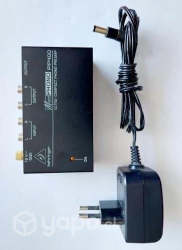 Preamplificador Micro PHONO PP400, Berringer