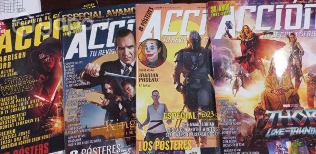 Revista de cine y series ACCION español 120 pags)
