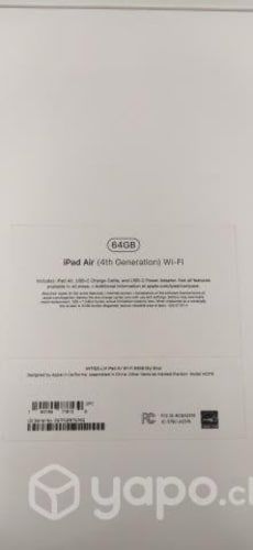 IPad Air Wifi 4ta Generación de 64GB Azul Cielo