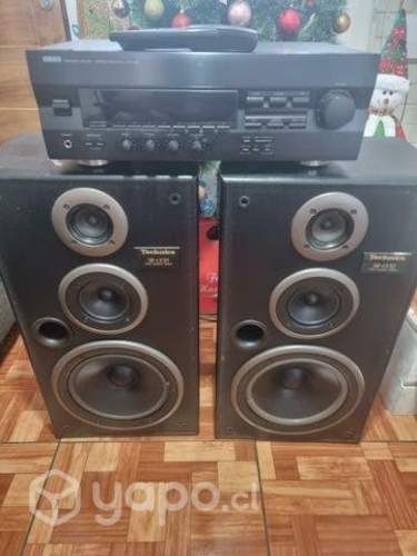 Reciver Yamaha ax-396 y Parlantes Technics SB-LX50