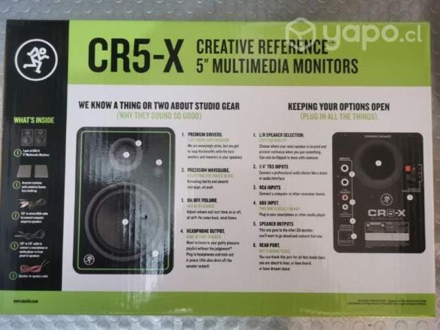 Monitores Mackie 5 Pulgadas par,