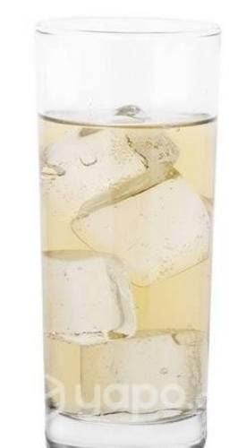 VASO VIDRIO ALTO 250 ml. Juego de 6 unidades