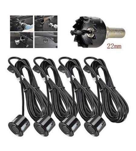 Sensor De Retroceso Auto 4 Puntos Led Audio